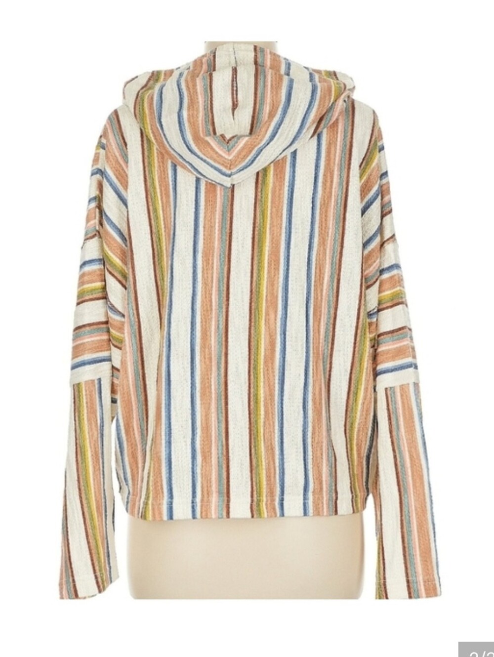 💥Sale💥NWOT Roxy Colorful Knit Hooded Sweater - Picture 6 of 7